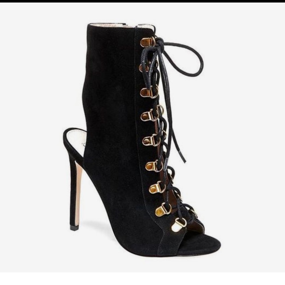 Steve Madden Suede Lace Up Booties